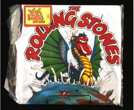 THE ROLLING STONES European Tour 1982 Arena Rock Pack T-shirt (Adult small) and programme Condition Report:  In excellent con