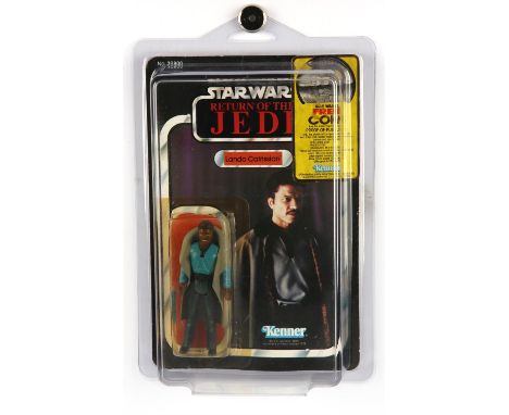 Star Wars: Lando Calrissian Vintage Kenner Figure  - Lando Calrissian Vintage Star Wars 3.75" figure, on ROTJ card back, un-p