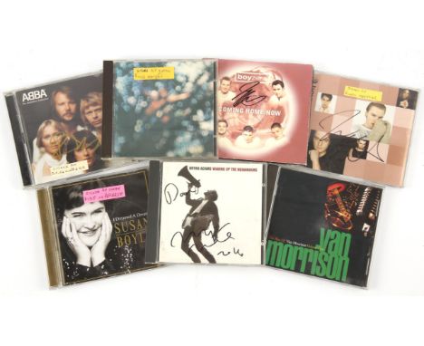 CDs signed by various artists - to include, Pink Floyd CD signed by Roger Waters, Boyzone CD and Ronan Keating CD signed by R