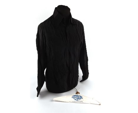 Starsky and Hutch (2004) Ben Stiller Costume - A black long-sleeved shirt, made by Anto Distinctive Shirtmakers, Beverly Hill
