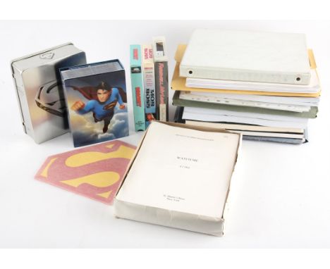 Superman Collection: Jack O'Holloran personal items - Personal collection from actor Jack OHalloran, containing scripts and o