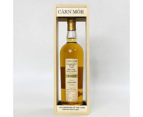 Glenlossie 1995 Carn Mor Celebration of the Cask single malt Scotch whisky, Bourbon barrel, cask No. 1325, bottled 2019, bott