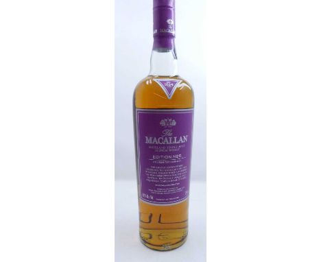 The Macallan Edition No. 5 Highland Single Malt Scotch Whisky, 75cl, 48.5%, one bottle in carton