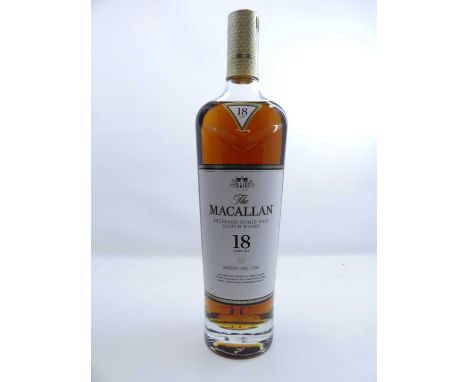 The Macallan 18 Year Old Sherry Oak Cask 2019 Release Highland Single Malt Scotch Whisky, 70cl, 43%, one bottle in carton