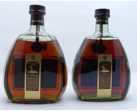 Hine Vieille Fine VSOP Champagne Cognac, 100cl, 40%, two bottles in cartons