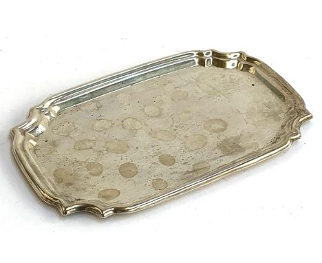 A pin dish, marked Sterling by Poole, 23x14.5cm, approx. 182g 