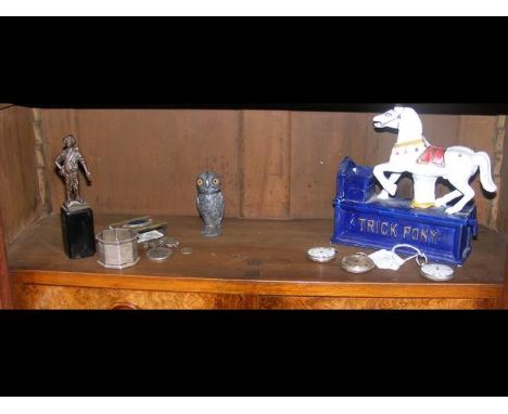 Three silver cased ladies pocket watches, together with other collectables 
