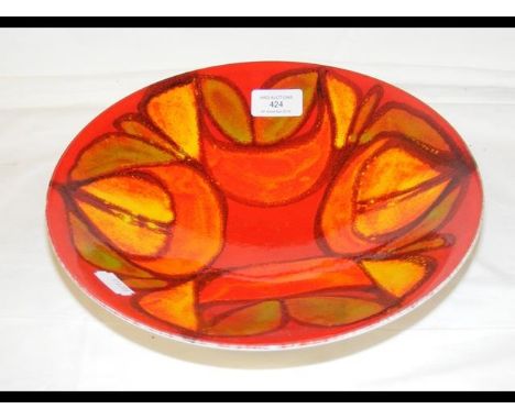 A 26cm diameter Poole Pottery bowl 