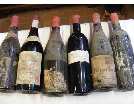 Eleven bottles of vintage wine - 1958, 1960's, 70's - various conditions, including Henri Clemancey CONDITION REPORTvarious s