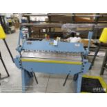 Enco 48", 12 GA, floor box with pan brake