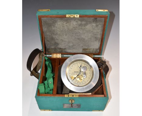 Two Day Marine Hydrographic Survey Chronometer by Thomas Mercer 1937, number 14752, housed in original case, with accessories