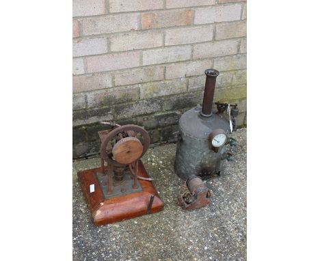 Model boiler, engine and pump (3)