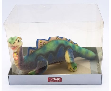 Steiff Museum Collection Dinos replica, white tag 401701, LE 4000, Excellent Plus to Near Mint, slight odour from storage, wi