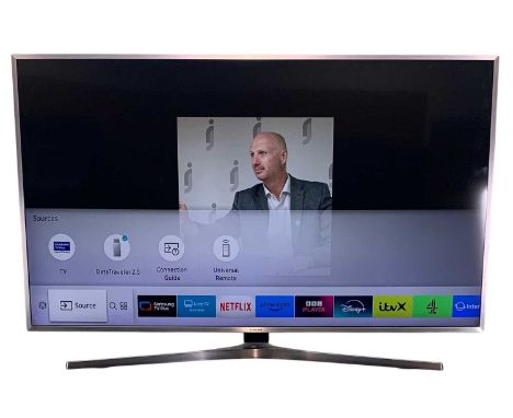 SAMSUNG 6 SERIES 49" MU6470 TELEVISION, on stand, complete with remote and user manualProvenance: private collection Vale of 