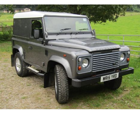 2015 Land Rover Defender 90 Hard Top Utility Manual Transmission. Approximate mileage: 90,000. Registration number: WR15 YRD.