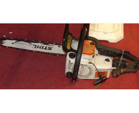 A Stihl 011 AV chainsaw