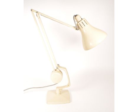 Hadrill Horstman - A vintage mid 20th century Hadrill Horstman Simplus roller counterweight desk lamp. The lamp having counte