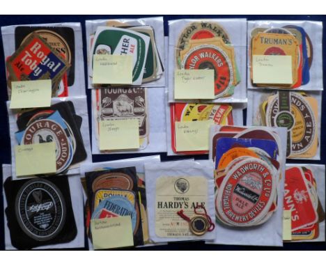Beer labels, a mixed selection of approx 175 labels, both pre-contents and contents, various counties inc Wiltshire, Wadworth