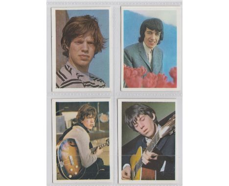 Trade cards, A&BC Gum, The Rolling Stones (34/40, missing nos 24, 29, 34, 35, 39 & 40) (vg)