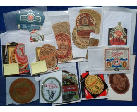 Beer labels, a mixed selection of approx 100 labels, both contents and pre contents inc Scotland, G Younger, Alloa, R Deuchar