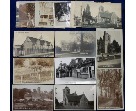 Postcards, a small selection of Berks topographical, White Waltham (10), inc RP's and printed, post office, stocks and church