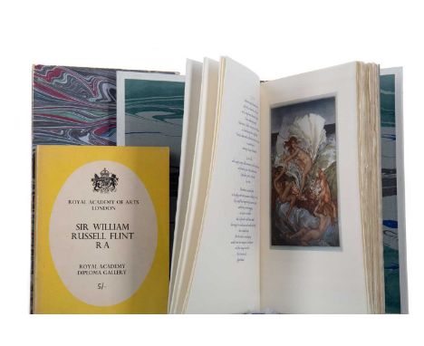 THE LISPING GODDESS BY SIR WILLIAM RUSSELL FLINT,signed to title page, limited edition no. 38/275, pub. Stanbrook Abbey Press