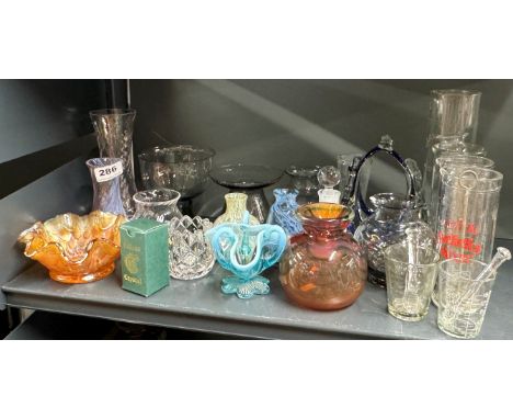 A quantity of good mixed glassware including Caithness.
