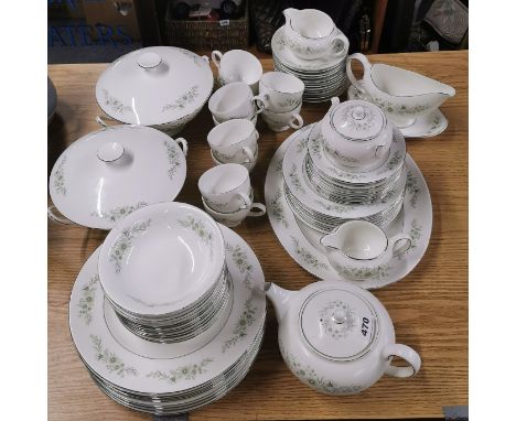 An extensive Wedgwood Westbury pattern tea and dinner service, minimum ten settings.