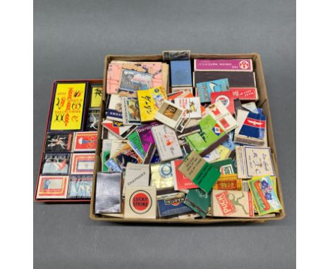 An extensive quantity of cigarette cards and matchbox covers.