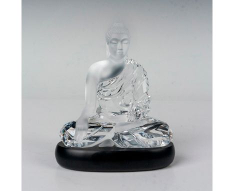 Perfect lead crystal figure that shines in clear crystal a matte finish. Belonging to the Asian Icons collection, this master