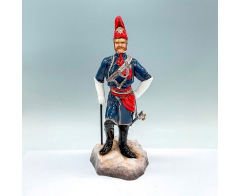 Full title 'Colonel Walter Fane, 19th Bengal Lancers (Fane's Horse) c. 1865'. A figure of the British Indian Army officer in 
