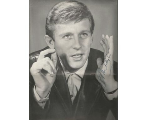 John Leyton vintage signed 12x8inch black and white magazine photo. All autographs come with a Certificate of Authenticity. W