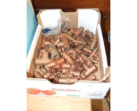 BOX COPPER PIPE JOINERS ( 3 WAY )