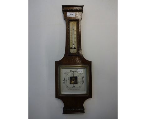 WOODEN  BAROMETER 