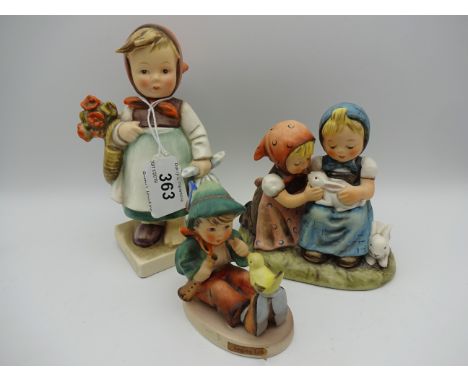 3 GOEBEL HUMMEL FIGURES 204 384 AND 63