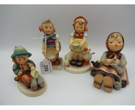 4 GOEBEL HUMMEL FIGURES 73 63 43 AND 69