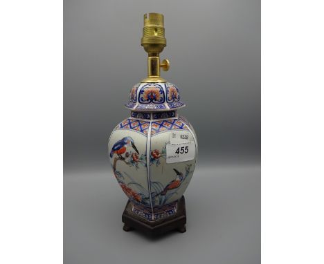 ORIENTAL THEMED LAMP BASE 28CM TALL