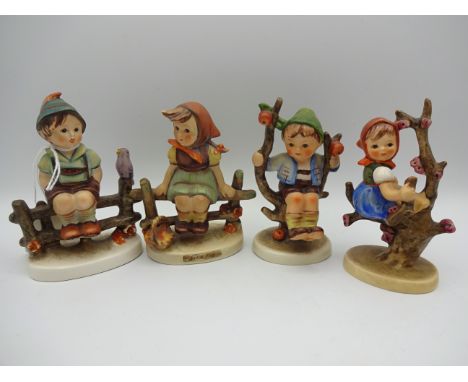4 GOEBEL HUMMEL FIGURES 111 112 141 AND 142
