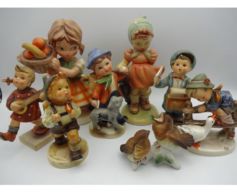 8 GOEBEL HUMMEL AND ALIKE FIGURES INCLUDING SEVERAL A/F