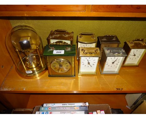 8 CARRIAGE / TABLE CLOCKS