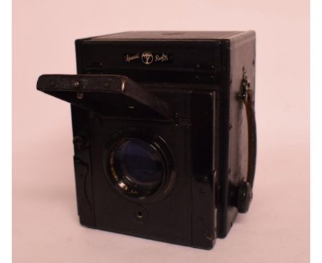 A Thornton Pickard Special Ruby plate camera, with a leather covered enclosure and a Taylor-Hobson Cooke 6¼ inch f/3.5 lens, 