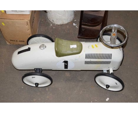 Child's toy racing car