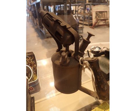 Max Severt Stockholm brass blow lamp 