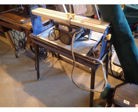 Free standing tile cutter by Powercraft    CONDITION REPORT:  The electrical items included in this lot have been PAT tested 