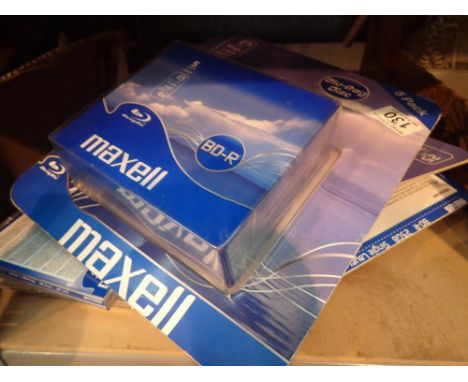 Twenty brand new Maxell BD-R 25GB recordable Blu-ray discs