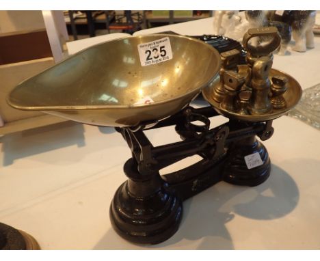Set of Librasco kitchen scales with weights 