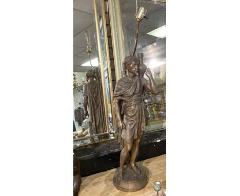 LARGE METAL ARAB LAMP - 105 CMS (H) APPROX