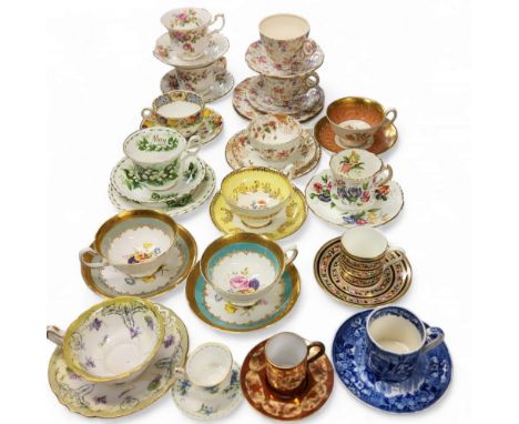 Tea Ware - Royal Albert, Royal Doulton, Wedgwood Ferrana;&nbsp; Hammersley, Royal Grafton, etc