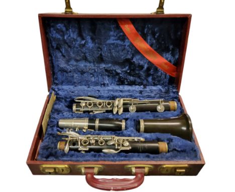 A Boosey &amp; Hawes London '77' clarinet, cased