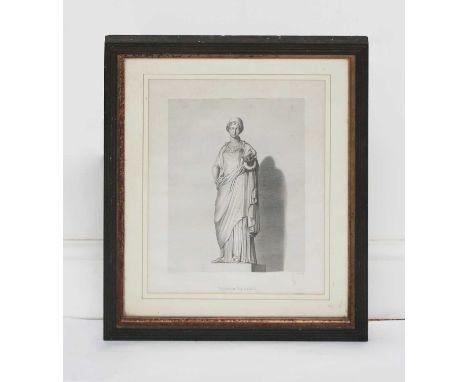 Alexandrie: Elévations de deux faces de l'Obélisque appelée Aiguille de Cléopatre,an 18th century etching,85 x 53cm, and'Ygié